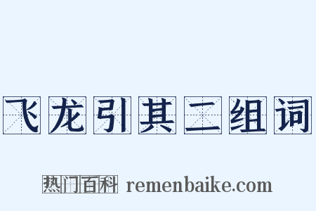 飞龙引其二组词是什么意思的图片